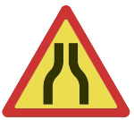 znak suzhenie dorogi